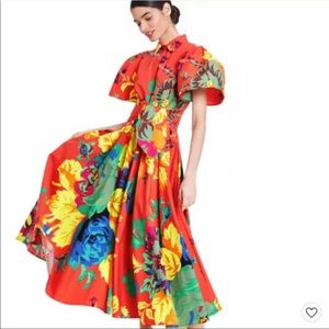 Christopher John Rogers for Target orange floral dress
